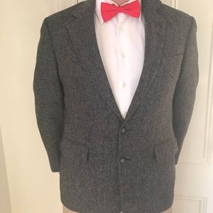 Lands End wool tweed sport coat for men size 42R